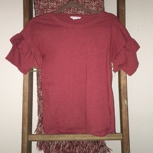 Loveriche Ruffle Sleeve Top